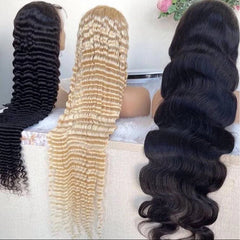 Natural 100 Percent Virgin Human Hair 13x4 Lace Frontal Wig Body Wave